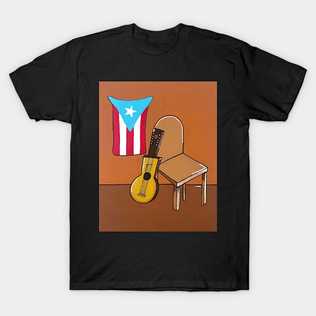 Puerto Rican Cuatro T-Shirt by Art y Son con Tania